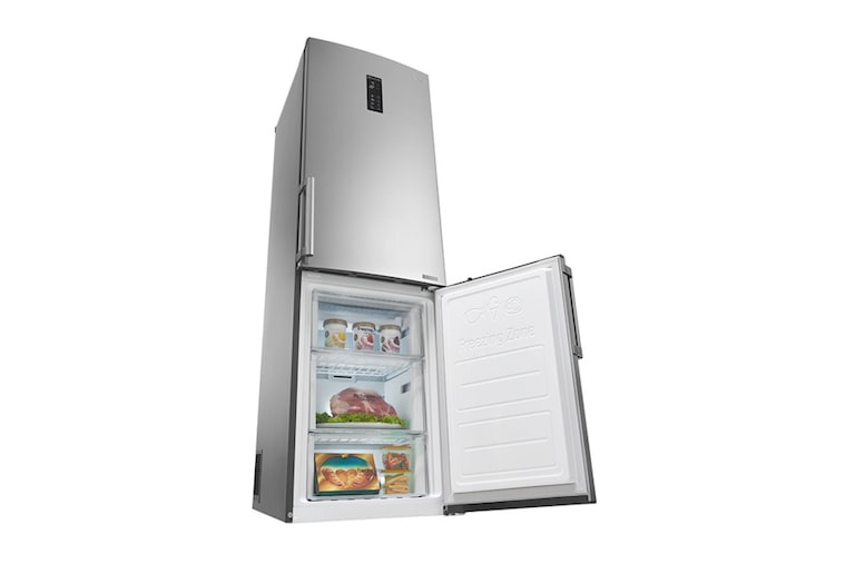 LG Toujours économique A+|Compresseur linéaire Inverter | Multi-Air Flow Cooling | Moist Balance Crisper |  Congélateur plus grand., GBB59PZKVB, thumbnail 8